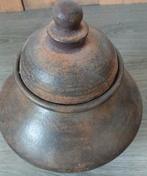 Aardewerken pot met deksel - Geometrisch ontwerp, Antiek en Kunst, Antiek | Keramiek en Aardewerk, Ophalen of Verzenden