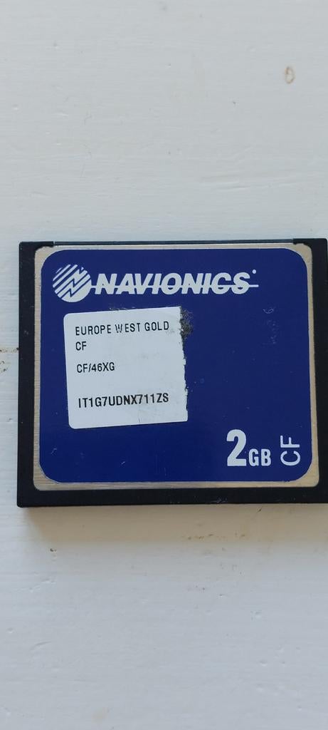 Navionics 46XG europe west GOLD cf., Ophalen of Verzenden, Kaartplotter of Fish Finder