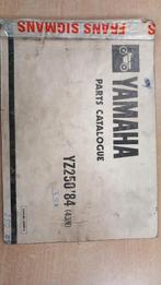 Yamaha YZ250 '84 Onderdelen Catalogus, Ophalen of Verzenden, Yamaha