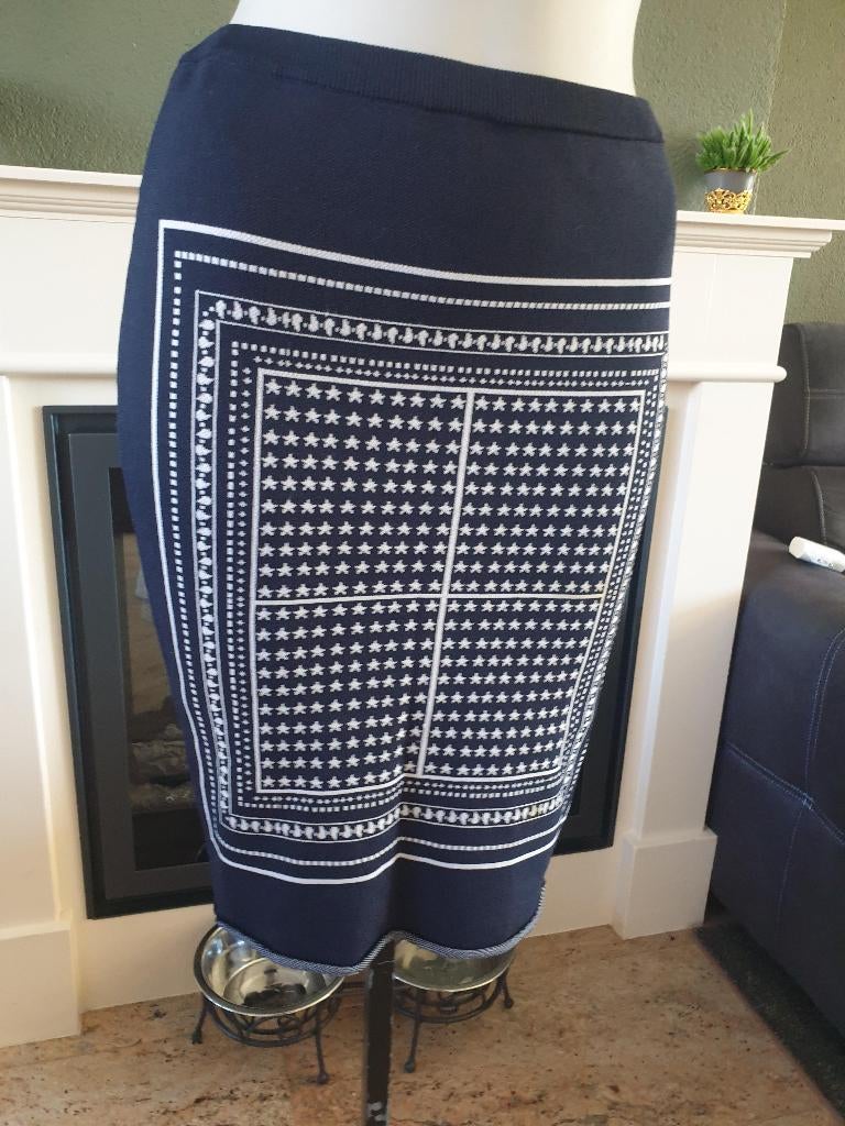 Samsoe Samsoe nieuwe blauwe rok mt 36 S, Nieuw, Knielengte, Samsoe Samsoe, Maat 36 (S)