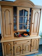 Blank Eiken Buffetkast met Verlichting, Ophalen of Verzenden