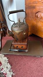 Antieke Stoof met koperen ketel, Ophalen, Koper