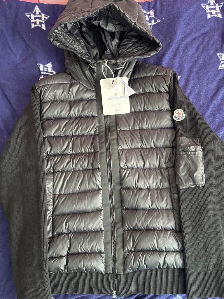 Moncler Cardigan 2XL (valt als L) - Nieuw, ongedragen, Ophalen of Verzenden, Nieuw, Maat 56/58 (XL), Zwart