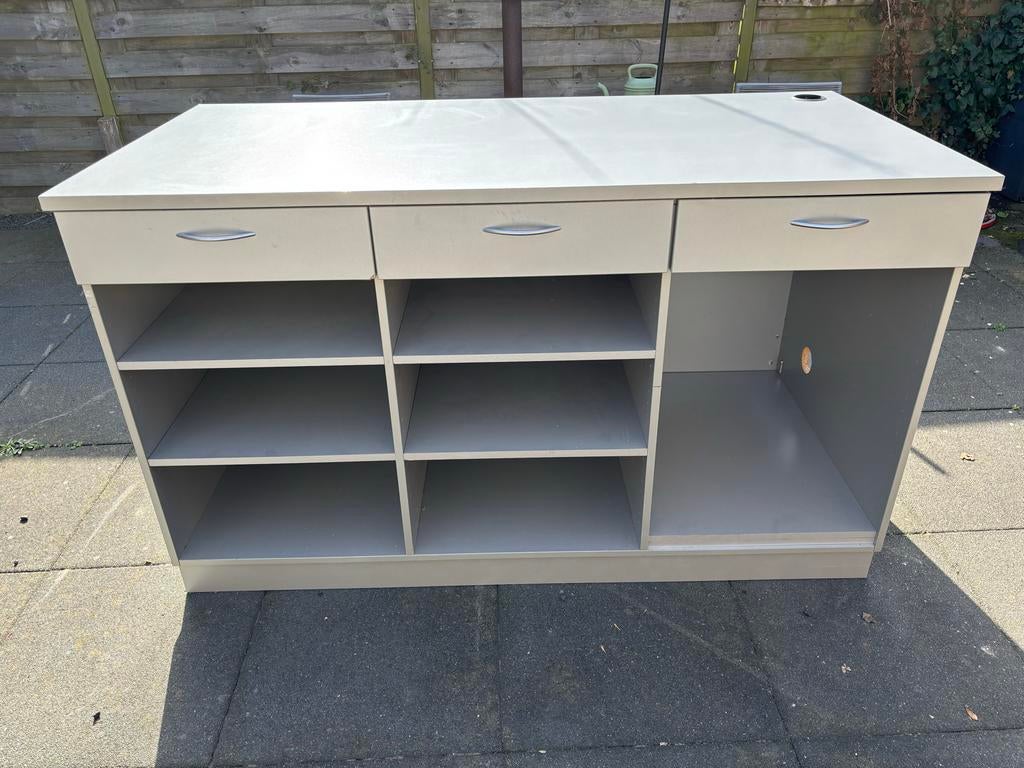 Degelijke Werkbank met 3 Laden en 6 Verstelbare Planken, Doe-het-zelf en Verbouw, Werkbanken, Ophalen, Gebruikt, 170 cm of meer