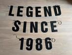 Legend since 1986 - Slinger, Ophalen of Verzenden, Nieuw, Feestartikel, Verjaardag
