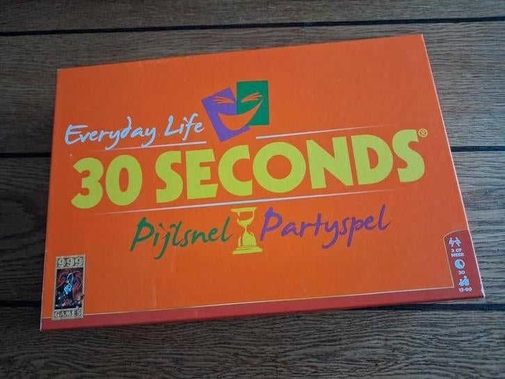 30 Seconds spel oranje doos, Hobby en Vrije tijd, Gezelschapsspellen | Bordspellen, Ophalen of Verzenden, Nieuw