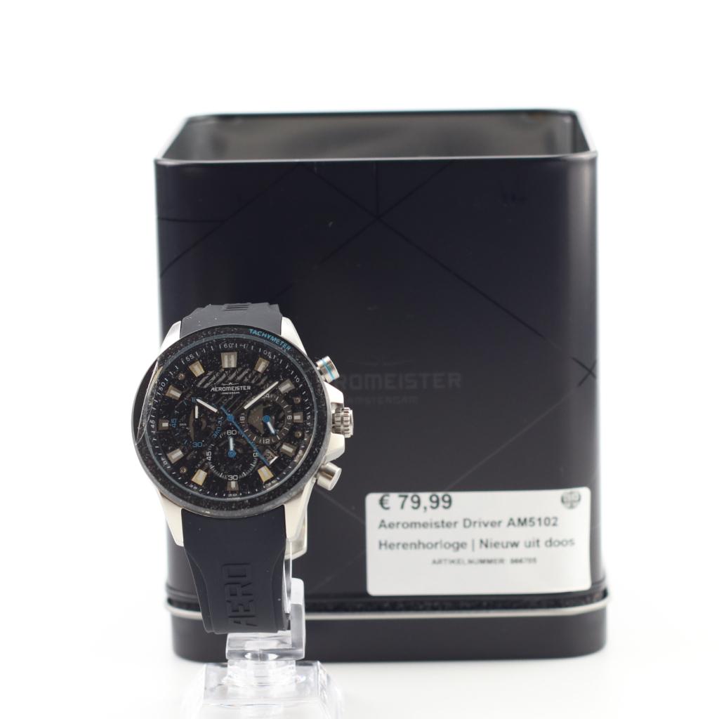 Aeromeister Driver AM5102 Herenhorloge | Nieuw uit doos, Sieraden, Tassen en Uiterlijk, Horloges | Heren, Flex Ltd., Zo goed als nieuw