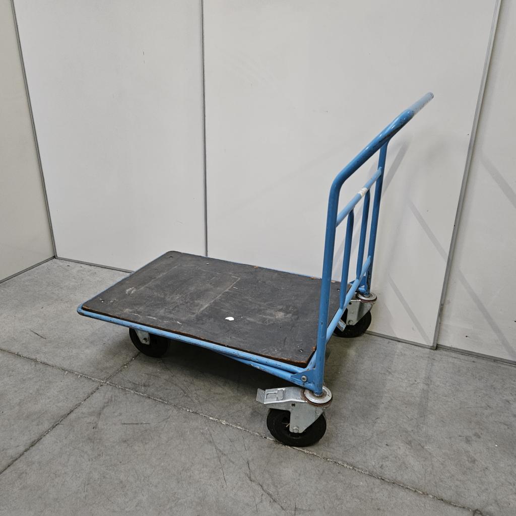 Eurokraft zware degelijke transportkar - 109x123x76 cm, Doe-het-zelf en Verbouw, Transportwagens, Niet ingevuld, Gebruikt, Niet ingevuld