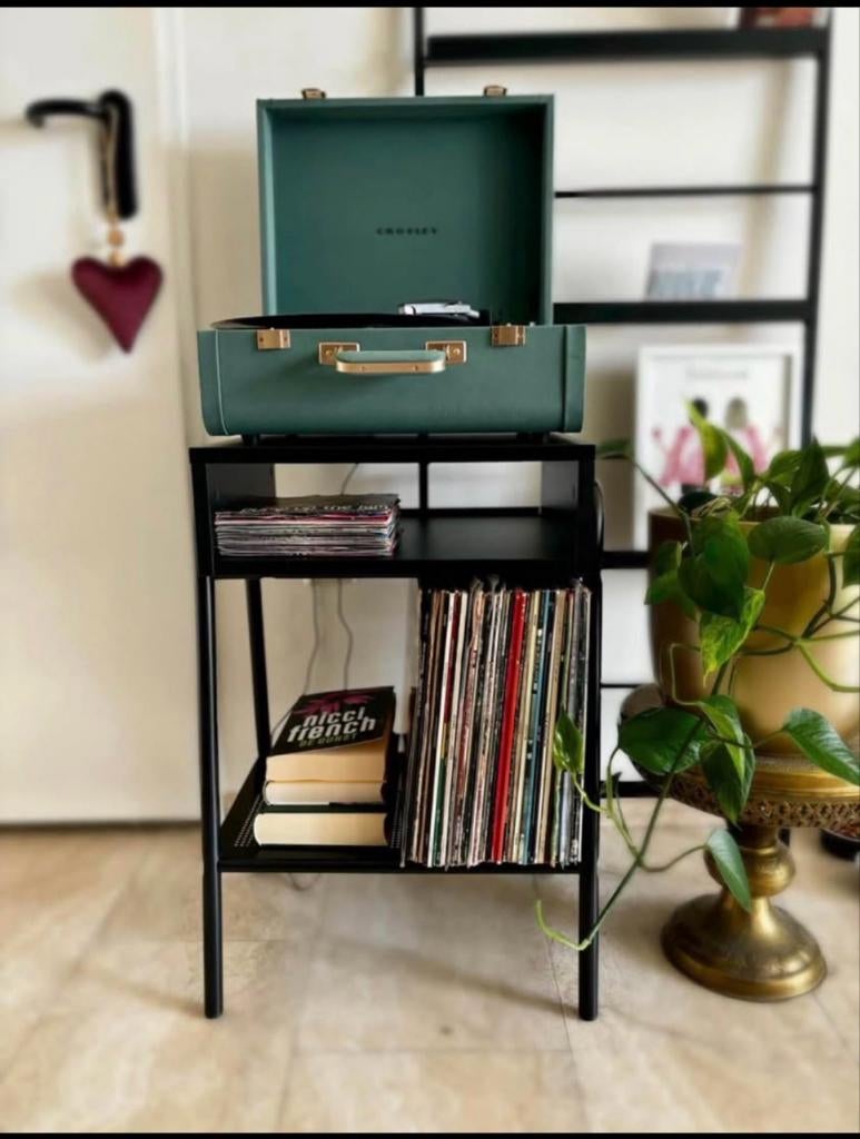 SETSKOG ikea, nachtkastje / platenspeler kastje, Huis en Inrichting, Ophalen, Minder dan 55 cm, Zo goed als nieuw, 60 cm of meer