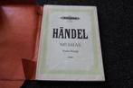 Handel messias editon peters no 4501, Muziek en Instrumenten, Ophalen of Verzenden, Gebruikt, Artiest of Componist, Klassiek