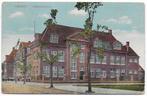 Alkmaar Ambachtschool Oude Ongelopen Ansichtkaart ( B6488), Verzamelen, Ansichtkaarten | Nederland, Ophalen of Verzenden, 1940 tot 1960