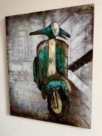 3D schilderij metaal, Ophalen