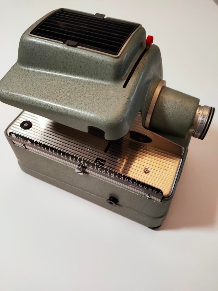 Vintage Diaprojector met Koffer - Retro Dia Projector, Ophalen