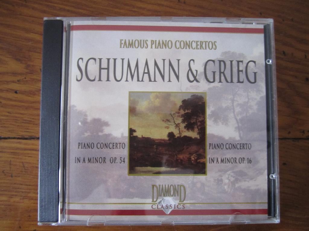 Famous Piano Concertos - Schumann & Grieg - CD, Ophalen of Verzenden, Romantiek, Zo goed als nieuw, Orkest of Ballet