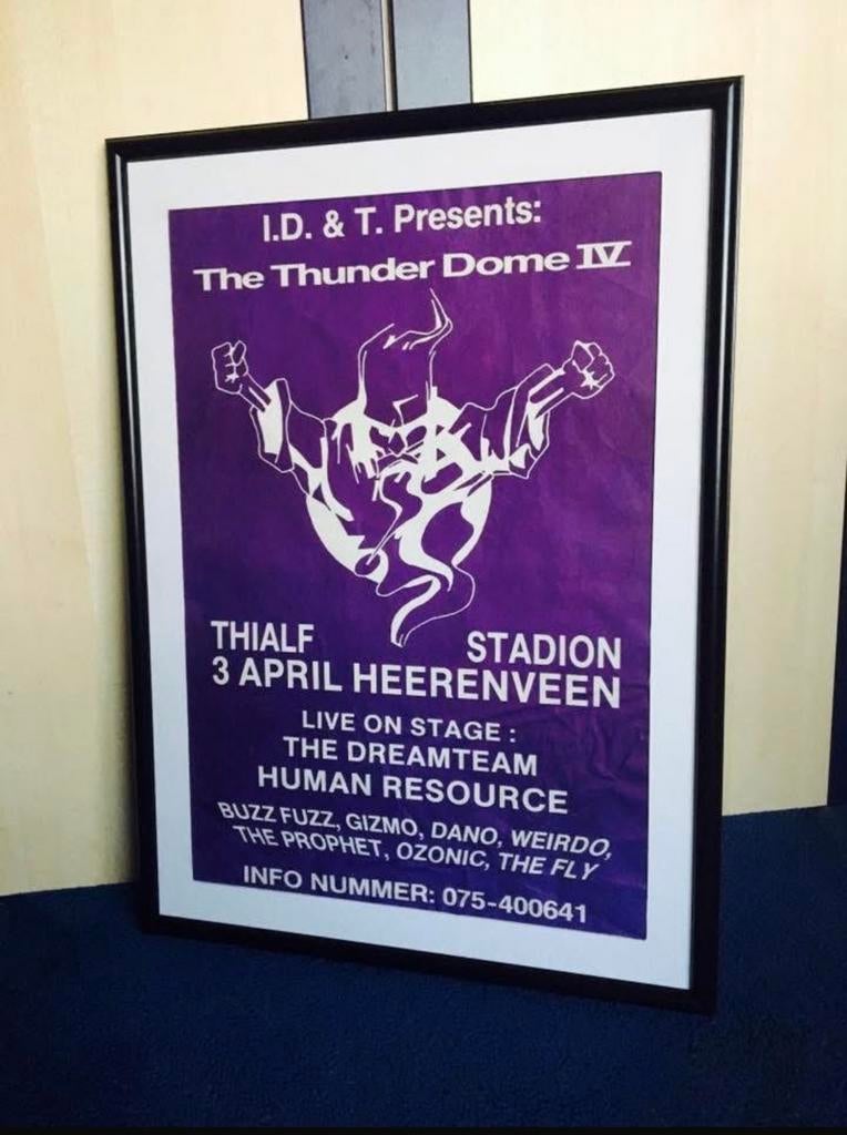 The Thunder Dome IV poster ( Thunderdome id&t ), Ophalen of Verzenden, Gebruikt, Deurposter of groter, Film en Tv