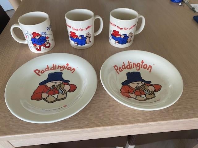 Paddington bekers en bordjes, Overige typen, Ophalen of Verzenden, Zo goed als nieuw, Overige stijlen