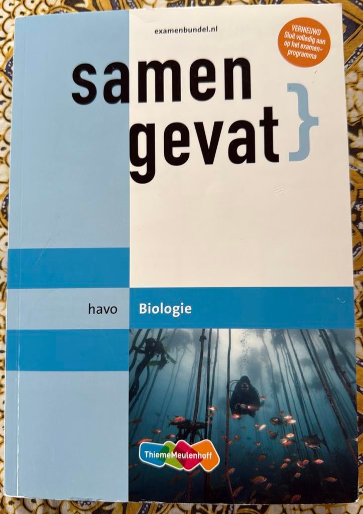 HAVO BIOLOGIE samengevat, Boeken, Ophalen of Verzenden, Zo goed als nieuw