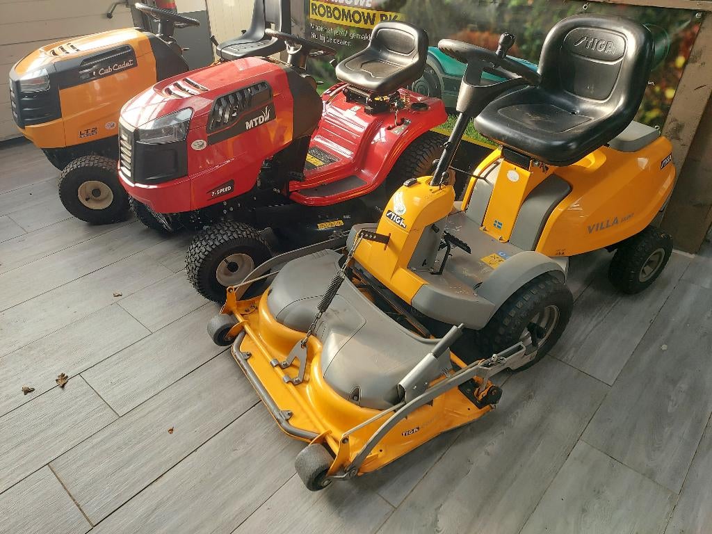 zitmaaiers cub cadet , Stiga , Mtd, Tuin en Terras, Zitmaaiers, Ophalen of Verzenden, Zo goed als nieuw, Cub Cadet, Mulchfunctie