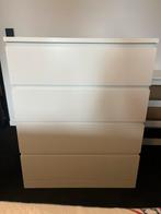 Ikea Malm ladekast wit 80x48x100cm, Ophalen, Kunststof, Gebruikt, 100 tot 150 cm