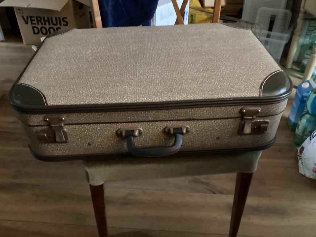 Vintage koffer, Ophalen of Verzenden