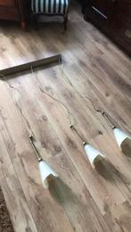 Antieke albast bronzen plafondlamp, Ophalen of Verzenden, Gebruikt, Metaal of Aluminium