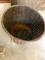 mandje bamboe zwart en bruin, Ophalen of Verzenden, 'T Olde Gre-j, Info@toldegrej.nl, Endepoelstraat 20f Didam