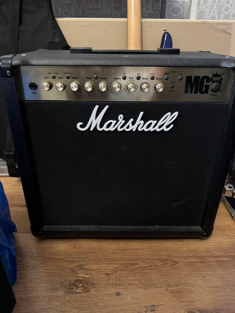 Marshall MG50FX Guitar amp 50 Watt, Muziek en Instrumenten, Versterkers | Bas en Gitaar, Ophalen, Gebruikt, Gitaar, 50 tot 100 watt