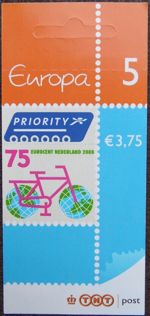 Mailer - 5 maal Europa € 0,75, Postzegels en Munten, Postzegels | Nederland, Verzenden, Postfris