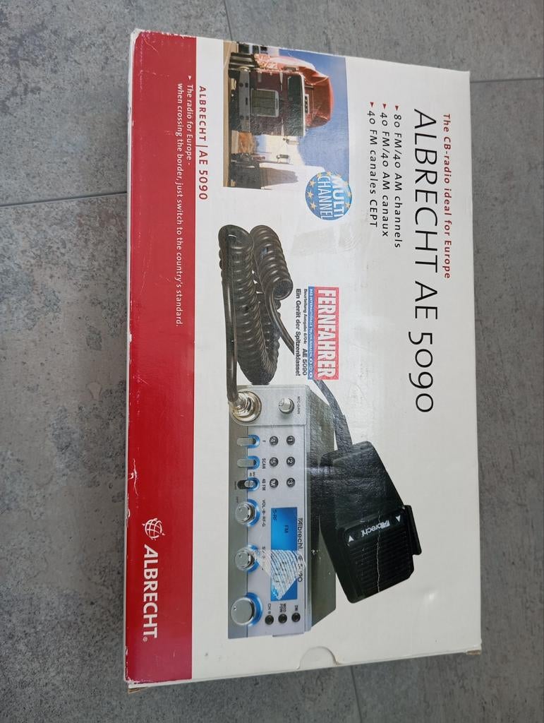Albrecht AE 5090 CB-radio en Bremi BRS-32 voeding, Ophalen