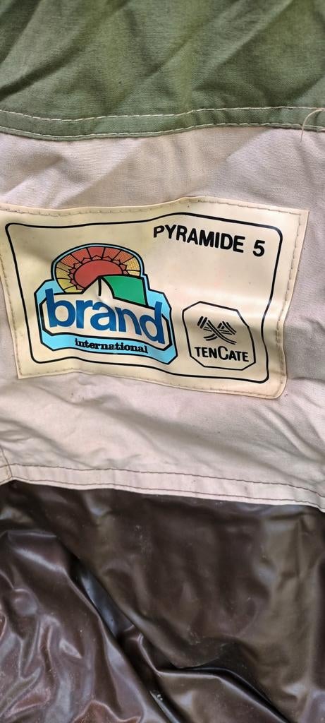 Vintage De Waard Pyramide 5 Kampeertent - Goede Staat, Caravans en Kamperen, Tenten, Ophalen of Verzenden, Gebruikt, Tot en met 5