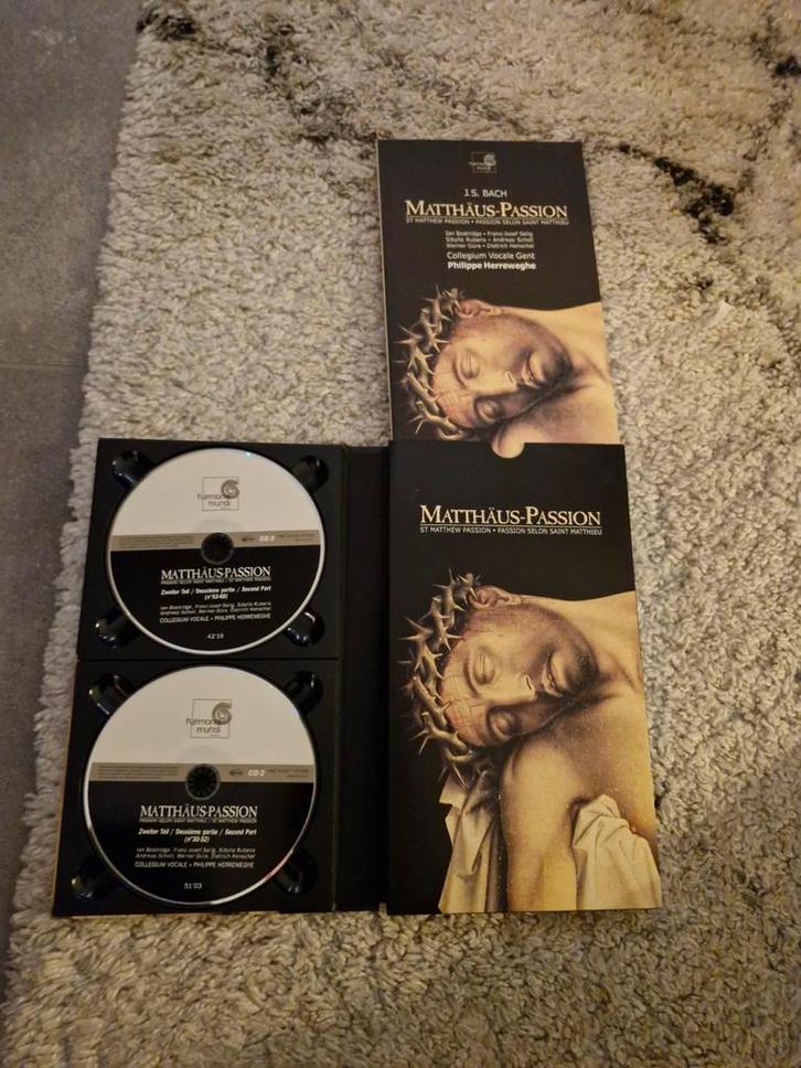 Bach - Matthäus Passion - 3CD Box + CD-ROM, Cd's en Dvd's, Cd's | Klassiek, Zo goed als nieuw, Vocaal, Barok, Ophalen of Verzenden