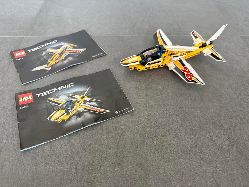 Lego Technic 42044 Straaljager met instructies, Gebruikt, Lego, Ophalen of Verzenden, Complete set