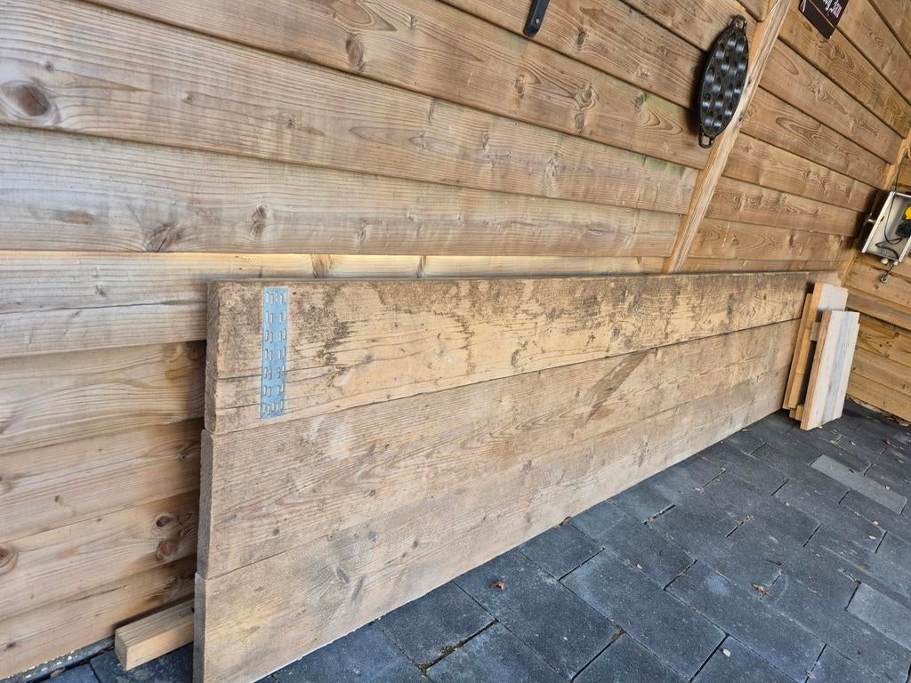 Steigerhout, Doe-het-zelf en Verbouw, Hout en Planken, Ophalen, 25 tot 50 mm, Plank, Steigerhout