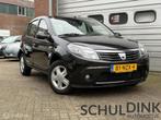 Dacia Sandero 1.2 Blackline AIRCO|122.000KM|ELEKTRISCHE RAME, Voorwielaandrijving, Gebruikt, 31 €/maand, Zwart