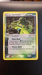Pokemon team magma team aqua cacturne holo 1/95, Ophalen of Verzenden, Gebruikt
