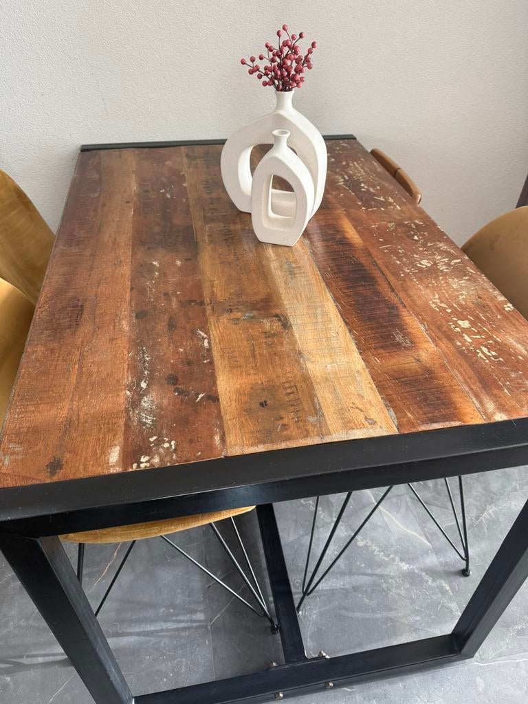 Eettafel 120x80 cm, Huis en Inrichting, Tafels | Eettafels, 100 tot 150 cm, Zo goed als nieuw, Vier personen, Rechthoekig