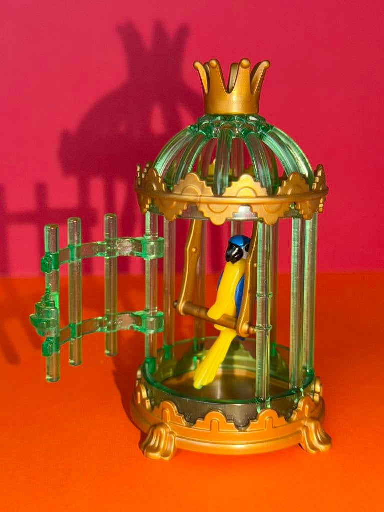 Feb 1013: playmobil: dieren: koninklijke papegaaienkooi, Ophalen of Verzenden, Zo goed als nieuw, Los playmobil