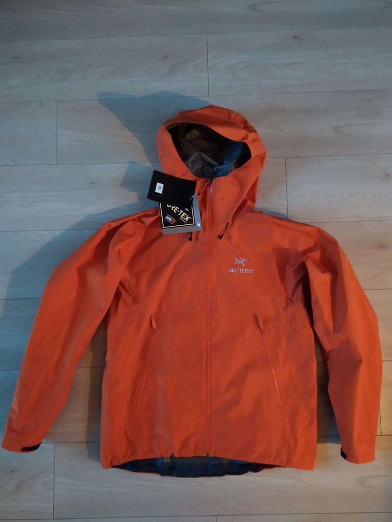 Arc'teryx Sawyer coat men's gore-tex regen jas L, Ophalen of Verzenden, Maat 52/54 (L), Oranje, Arc’teryx