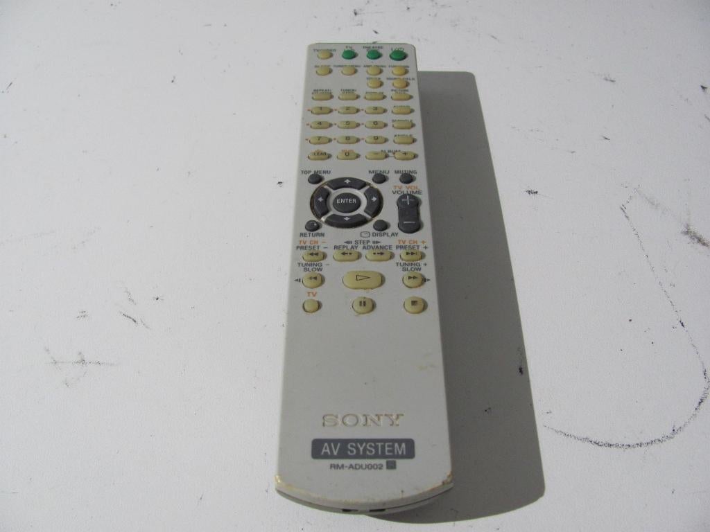 SONY av system remote rm-adu002, Ophalen of Verzenden, Zo goed als nieuw, Origineel, Receiver of Versterker