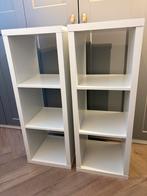 IKEA Kallax Kast - Wit (2 stuks), Ophalen, Met plank(en), Minder dan 50 cm, 100 tot 150 cm