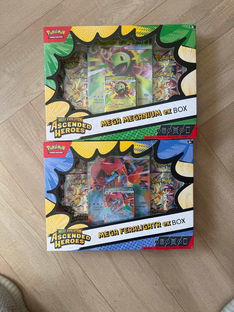 Pokémon Mega Evolution EX Boxen Ascended Heroes, Ophalen of Verzenden, Nieuw, Boosterbox