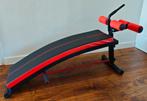Homcom - buikspierbank / ab trainer (rood met zwart), Ophalen, Zo goed als nieuw, Buik