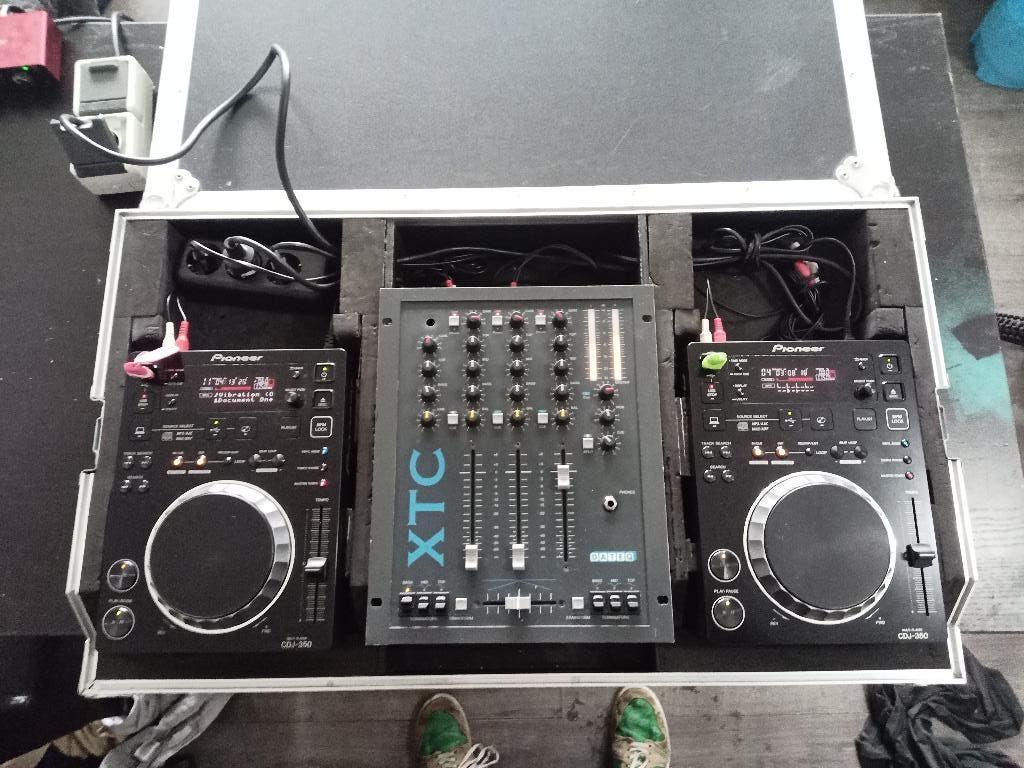 Dateq XTC + 2x Pioneer CDJ-350 + hardcase, Muziek en Instrumenten, Ophalen of Verzenden, Gebruikt, Dj-set, Pioneer