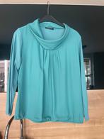 Frank Walder blouse met colkraag - Maat M, Kleding | Dames, Tops, Maat 38/40 (M), Blauw, Ophalen of Verzenden, Zo goed als nieuw