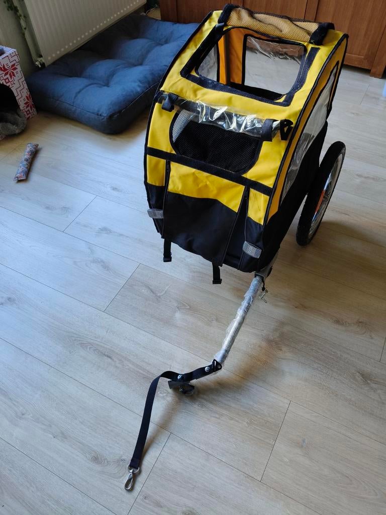 Complete set hondenkar voor achter de fiets, Ophalen of Verzenden, Zo goed als nieuw, Hondenkar, 20 tot 40 kg