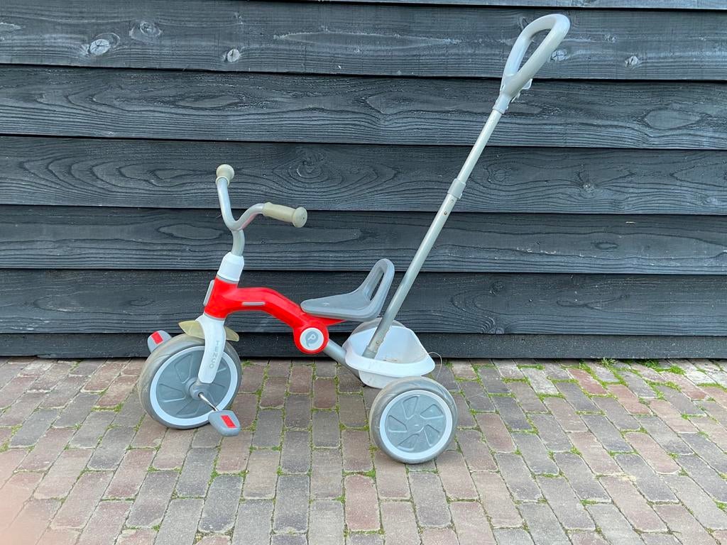 Driewieler met duwstang, Fietsen en Brommers, Ophalen, Gebruikt, Duwstang