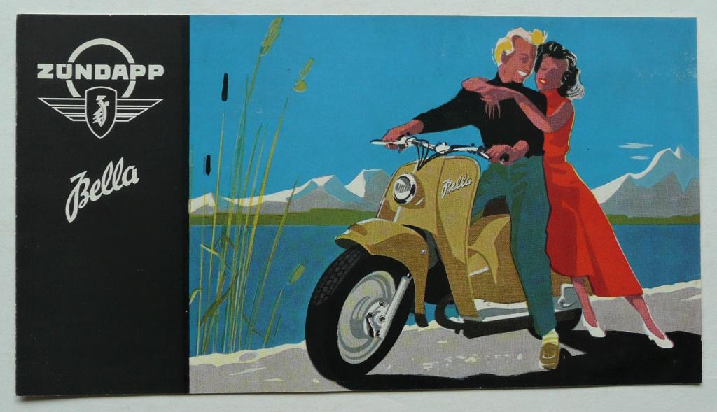 Zündapp Folder met de Bella R 150 (11 x 20 cm./4 blz.), Verzenden, Overige merken