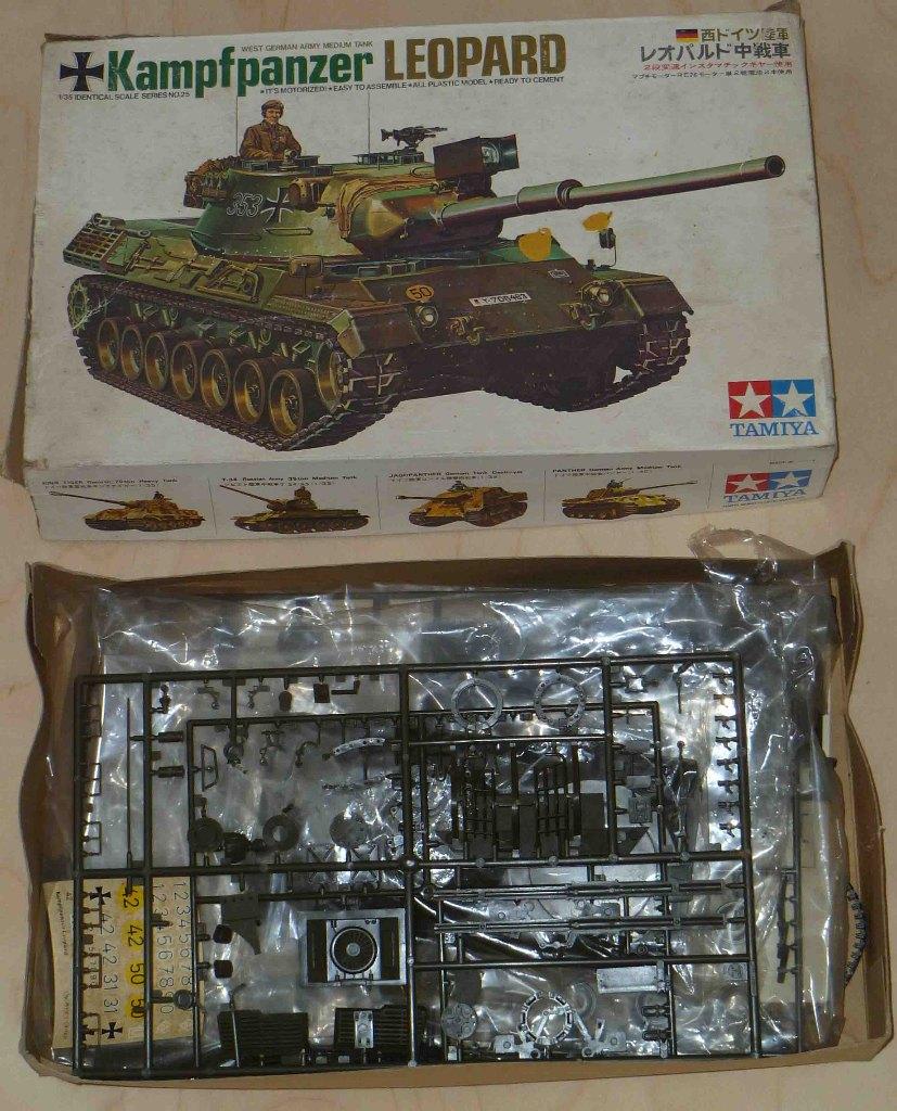 Kampfpanzer Leopard (Tamiya), Tank, Groter dan 1:32, Ophalen of Verzenden, Zo goed als nieuw