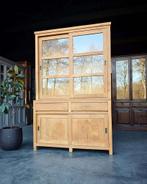 Smalle Buffetkast | Stoere Greeploze Servieskast Teak #2703, Huis en Inrichting, Kasten | Buffetkasten, Niet ingevuld, Gebruikt