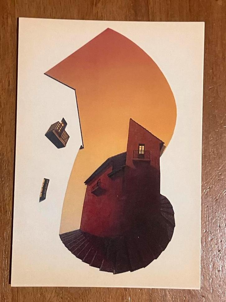 Paul Critchley - "Sultry Sky", Verzamelen, Ansichtkaarten | Themakaarten, Ongelopen, 1980 tot heden, Stad of Dorp, Ophalen of Verzenden